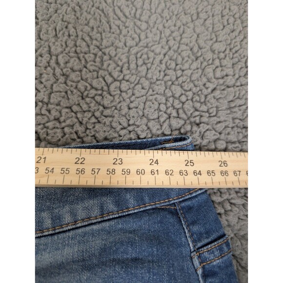 Lane Bryant Mid Rise Boyfriend Capri Jeans Size 28 (50×23) Distressed City Cute - Picture 5 of 11